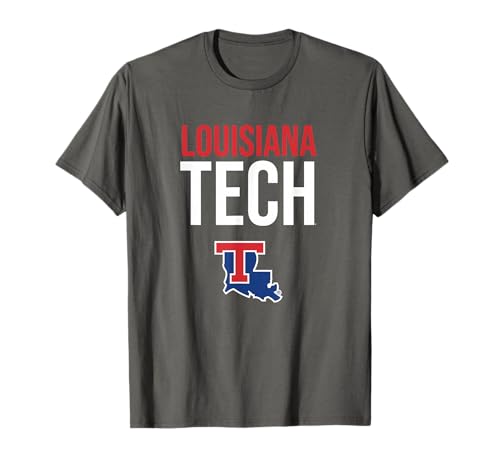 Louisiana Tech Bulldogs Stacked T-Shirt