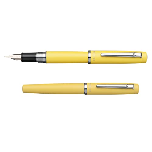 Image of Platinum Procyon - PNS 5000 - Fountain Pen #68 Citron Yellow - Medium Nib