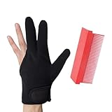 Thermal Insulation Glove 3 Finger Grip For Hair Straightener Tool Comb