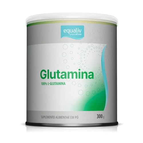 Glutamina 100% L-Glutamina Pura Vegano Aminoácido 300g Equaliv