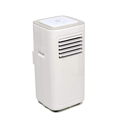 My Wave - Aire Acondicionado Portátil 7K - 1750 Frigorías y Alcance de 20 m2 - Climatizador con 2 Velocidades y Modo Noche - Temporizador de 24 H y Nivel de Ruido Bajo