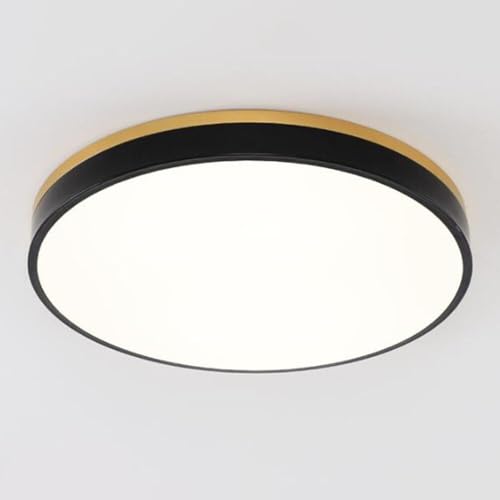 Plafonnier LED encastré 30 cm de style moderne avec variateur tricolore pour cuisine