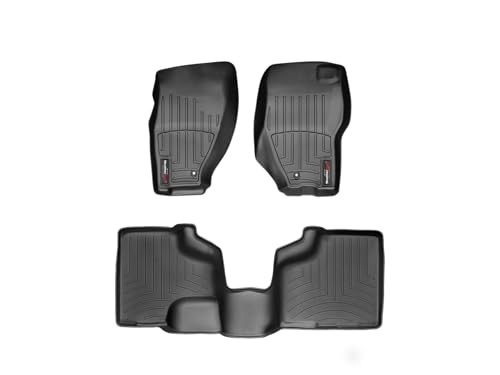 Weathertech Custom Fit FloorLiners for Dodge Nitro - 1st & 2nd Row (443221-441042), Black
