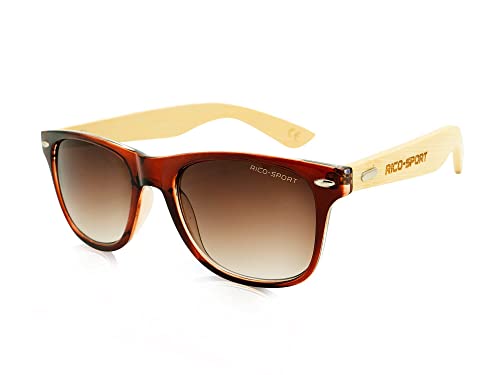 RICO-SPORT Sonnenbrille Set Unisex | UV400 entspiegelt Cover