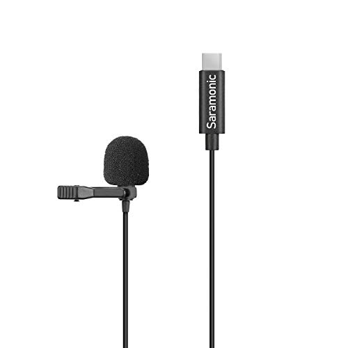 Saramonic LavMicro U3-OP Plug and Play Microphone cravate Micro-cravate omnidirectionnel numérique Micro-cravate Plug USB Type-C Compatible avec la caméra de poche DJI OSMO pour film Vlogging Cover