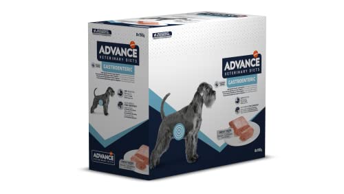 Advance Veterinary Diets Gastroenteric - Comida Húmeda para Perros: Multipack 8 bolsitas de 150g 2 Alimento dietético completo muy digestible para perros adultos y cachorros mayores de 14 semanas
Formulado para la compensación de las alteraciones de la digestión
Insuficiencia pancreática exocrina