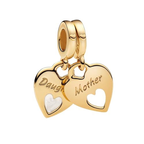 Image of Mothers Day Birthday Number Love Family Friendship Graduation Auntie Grandma Dad Mom Charms for Pandora Bracelets Necklaces, Gifts Women, for Anniversary Valentines Christmas
