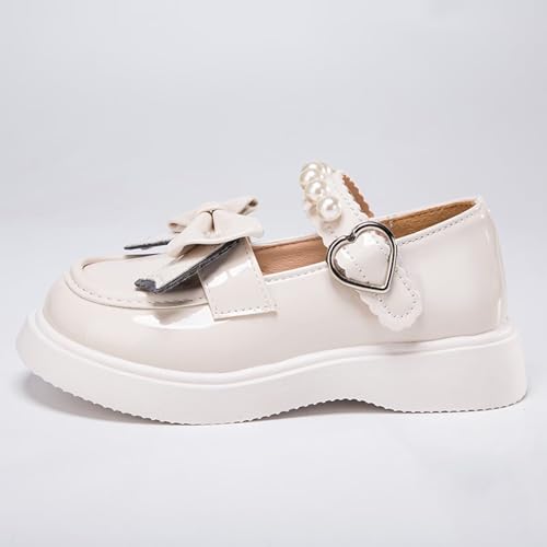Girls Dress Shoes School Uniform Mary Jane Flats Girls Thick Non-Slip Sole Casual Shoes (Toddler Kids/Little Girls)2