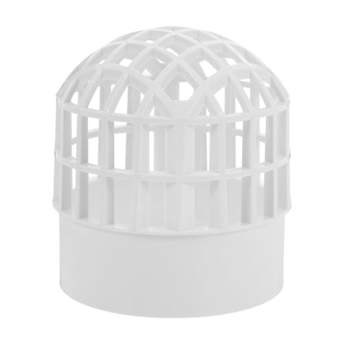 DIYEAH Cubierta De Drenaje De Piso 2 Piezas Filtro De Pantalla De PVC para Protección contra Hojas Y Residuos Instalación Fácil para Balcones Y Terrazas