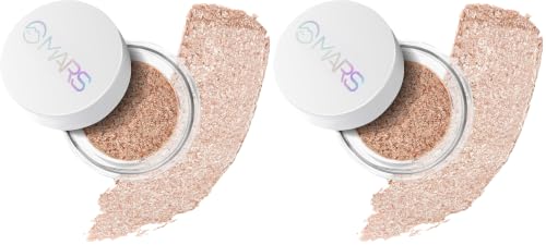 Image of MARS Starlit Pot Eyeshadow (3.0gm) (SHADE-02) | Shimmer Finish | Duo-Chrome Hue Shine | Long-Lasting | Smooth Texture | Mess-Free Application | Travel-Friendly | Easy To Use (Pack of 2)