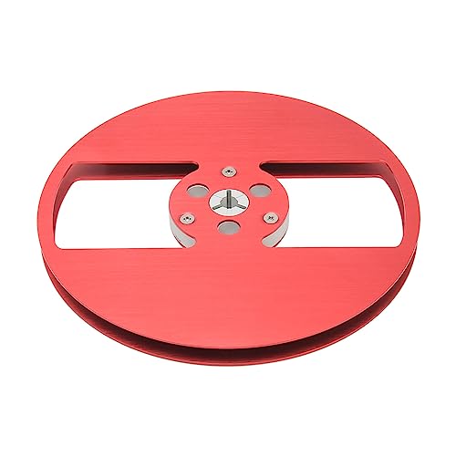 17,6 cm x 0,6 cm de liga de alumínio vazia para carretel pequeno cubo para TEAC, 2 furos universal d