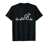 Kangaroo Pulse Heartbeat - Animal Lover Zookeeper Australia T-Shirt