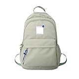 Resistente al desgaste y a prueba de salpicaduras: la mochila está hecha de tela de tela de nylon de alta calidad de tela impermeable; Colorfast, inodoro, ecológico y saludable. Esto protege los contenidos de su paquete de llovizna. Adecuado para adolescentes como una bolsa escolar para uso diario, etc.