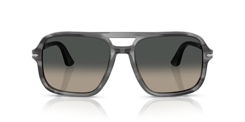 Image of Persol mens Po3328s Aviator Sunglasses