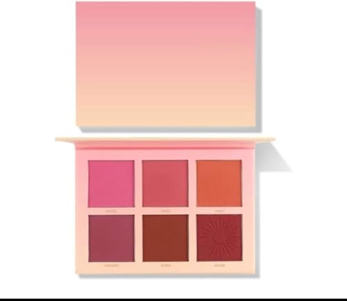 RV - Paleta de colorete táctil de 6 colores