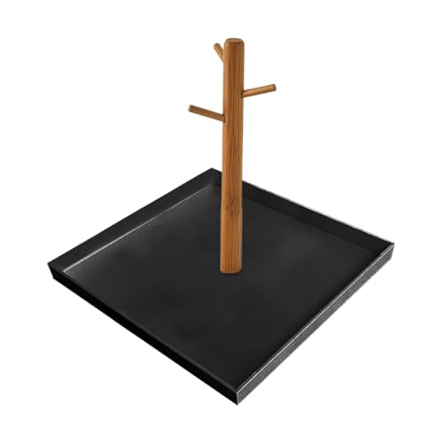 Generic - Bandeja de madera para llaves, organizador de entrada, almacenamiento de joyería y accesorios, decoración