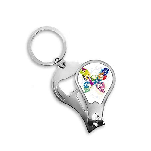 Coupe-ongles robuste papillon floral doté de lames affûtées pour ongles épais