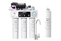 Waterdrop T3-C Reverse Osmosis System Bundle with RT-CF Replacement Filter, NSF/ANSI 372 Certified, 8-Stage Tankless Under Sink RO Water Filter, 450 GPD, 2:1 Pure to Drain, BPA Free