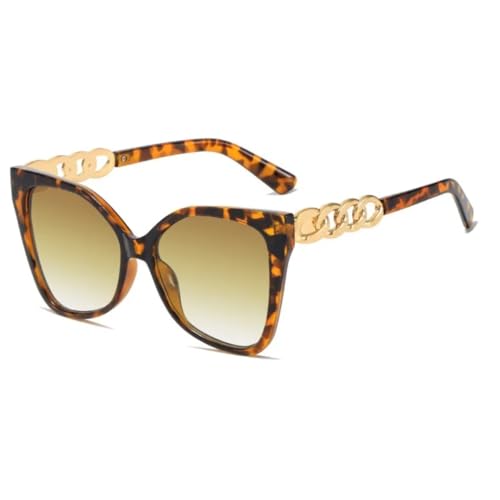 Lunettes de soleil œil de chat pour femmes, accessoire vintage de plage à monture dégradée UV400