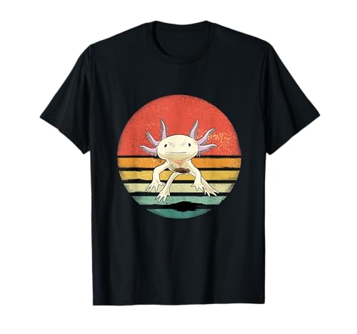 Axolotl Chemise rétro vintage Axolotl Amphibien Axolotl Lover T-Shirt