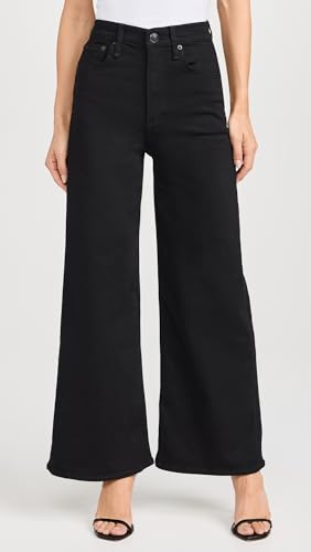rag & bone Women's Flexi Sofie High Rise Ankle Wide Jeans3