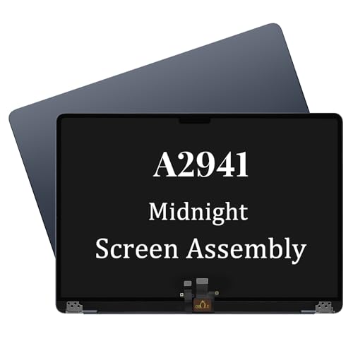 Image of A2941 Screen Replacement for MacBook Air A2941 M2 Retina EMC 8301 Full LCD Screen Display Assembly Midnight