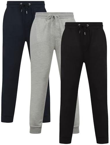 Joggeurs basiques Tokyo Laundry lot de 3 pantalons détente homme pour le sport