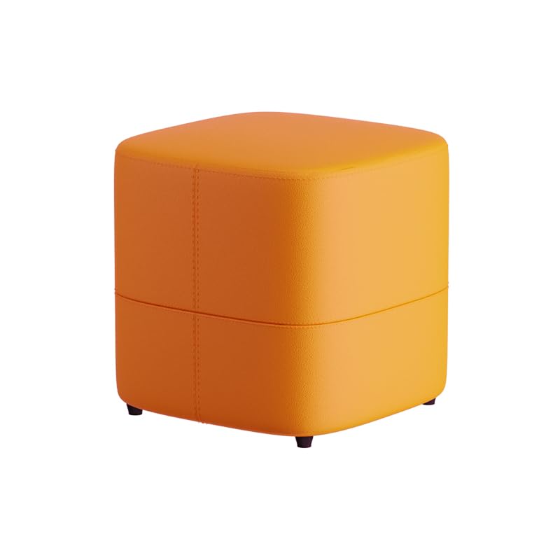 Vestiaire tabouret à chaussures et repose-pieds en cuir rembourré pour entrée