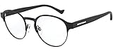  Emporio Armani Herren 0EA1097 Sonnenbrille, Matte Black, 53