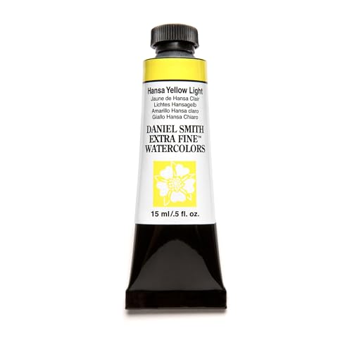 Daniel Smith Extra Fine Watercolor 15ml Paint Tube, Hansa Yellow Light (284600041)