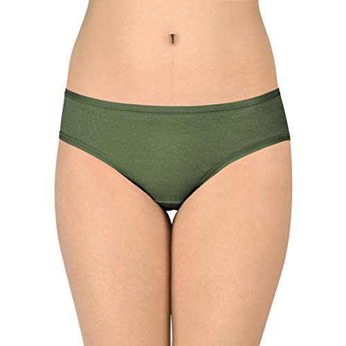 Image of Amante Solid Low Rise Cotton Bikini Panty Pack(Pack of 3)