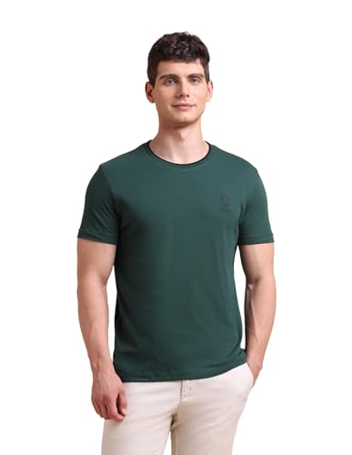 Image of U.S. POLO ASSN. Solid Cotton T-Shirts for Men - Breathable & Comfortable, Half Sleeves Mens Casual T Shirts