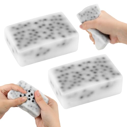 2PCS Pimple Popping Fidget Toy - 2-in-1 Picky Pad & Taba Squishy for Adults
