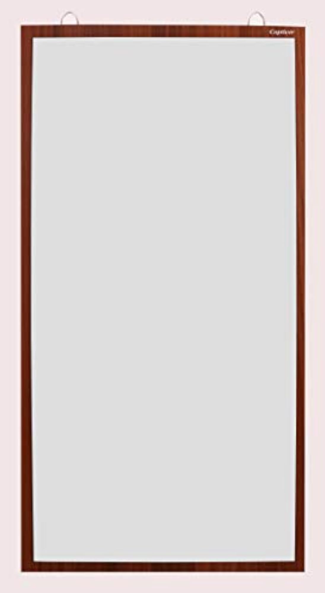 Frameless Engineered Wood Rectangle Wall Hanging Mirror