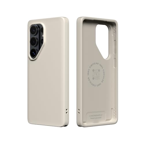 Coque Galaxy S26 Ultra RhinoShield SolidX ultra-résistante antichoc en coloris beige coquillage