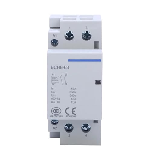 Contacteur rail de guidage monophasé ICT 63A 2P 110V 2NO domotique