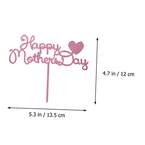 NOLITOY 10 Pçs Decoração De Coração Decoração De Frutas Bolo De Frutas Mãe Feliz Dia Mães Bolos De F