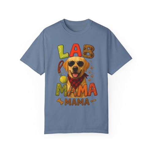 Lab Mama: Cool Labrador Retriever Portrait Comfort Colors
