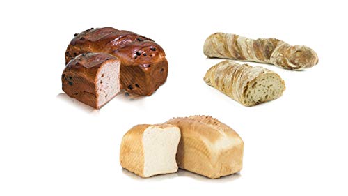 Vestakorn Handwerksbrot, Brot Selektion - frisches Brot - 2 Weizen- & 1 Rosinenbrot vom Handwerksbäcker zum selbst aufbacken in 10 Minuten