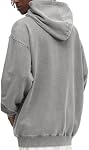Homme Hoodie surdimensionnée Acide Laver Unisexe Vintage poids lourd coton pull sweatshirt pour hommes femmes Streetwear 2026