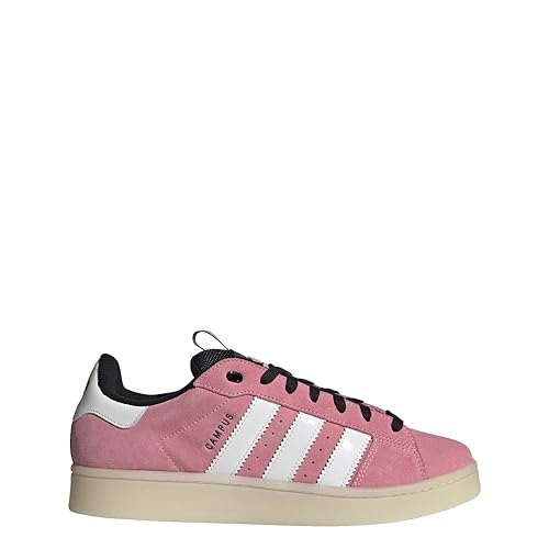adidas Campus 00 Mens Shoe, Pink Glow/Cloud White/Core Black, Size 11