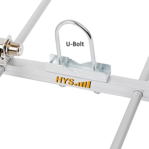 Hys Yagi Base 11Dbi Uhf Amateur 400-470Mhz Antenna For Motorola Repeater Gr300 Gr1225 Cdr700 Fr-6000 Midland Kenwood 70Cm Gmrs Frs Radio #TOP4