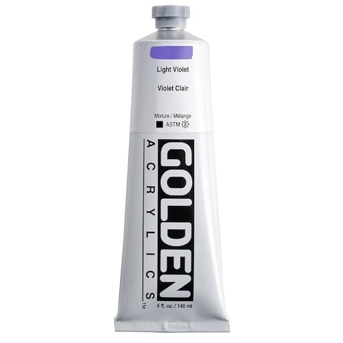 GOLDEN Heavy Body Acrylics, Light Violet, 5 fl. oz. Tube,