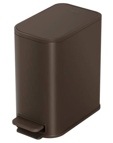 Cesun 5 Liter Stainless Steel Soft-Close Step Bathroom Trash Can