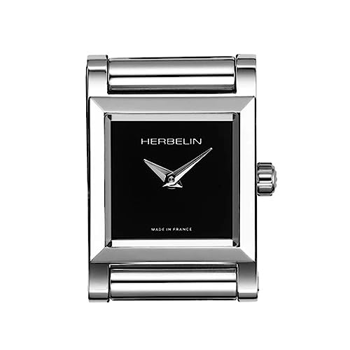 Herbelin pour en montre de luxe cadran minimaliste et bracelet acier
