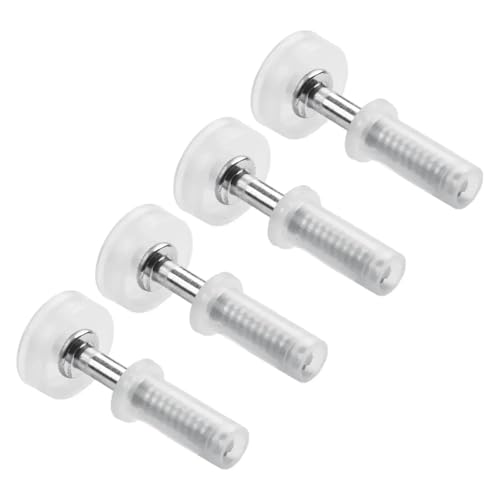 Kit de herrajes para puerta plegable 40 piezas con rueda guía superior y pivote de metal para puerta plegable de gabinete, piezas de reparación miniatura 7