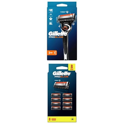 Gillette Fusion ProGlide Flexball Tıraş Paketi (Tıraş Makinesi + 8'li Tıraş Bıçağı + Tıraş Jeli)