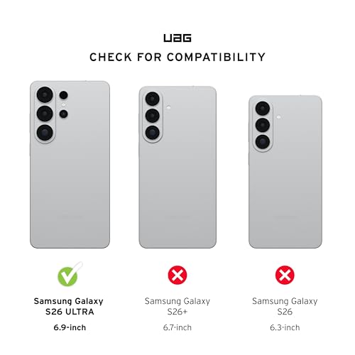Image of Urban Armor Gear UAG Designed for Galaxy S26 Ultra 5G Case, Metropolis LT - Compatible with Magnetic Charging Impact-Resistant Rugged Military Drop Tested Protective Cover - Kevlar Black