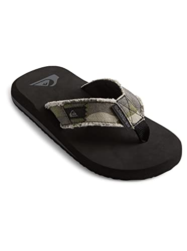 Quiksilver Monkey Abyss, Sandalia Niños, Marrón (Green Green Black Xggk), 36 EU