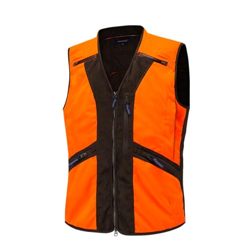 Atenze Blaze Orange Camo Hunting Vest Jacket for Man